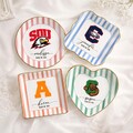 Personalized University Logo Jewelry Dish, Graduation University Ring Dish, Class Of Year Ceramic Trinket Tray, College Graduation Dish