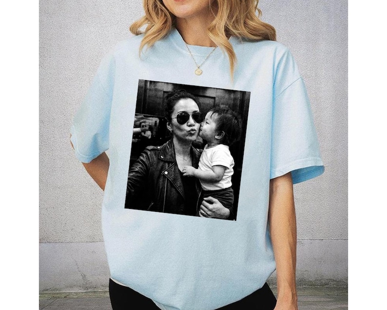 Custom Photo Shirt, Comfort Colors Mama Tee, Personalized Mother's Day Gift image 10