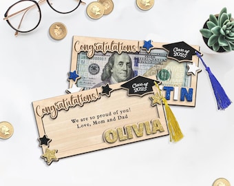 Personalized Graduation Money Holder: Class of 2026 Gift