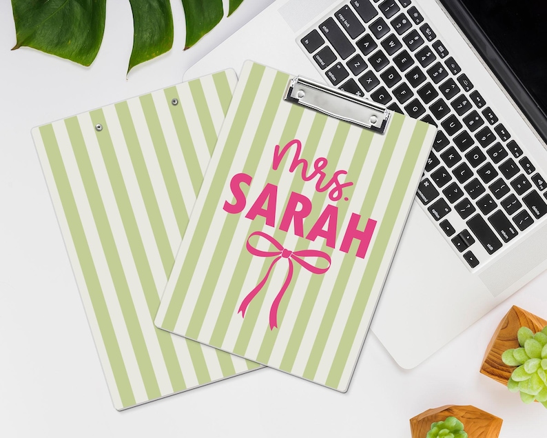 Custom Name Teacher Clipboard, Personalized Acrylic Paper, Appreciation Gift image 9