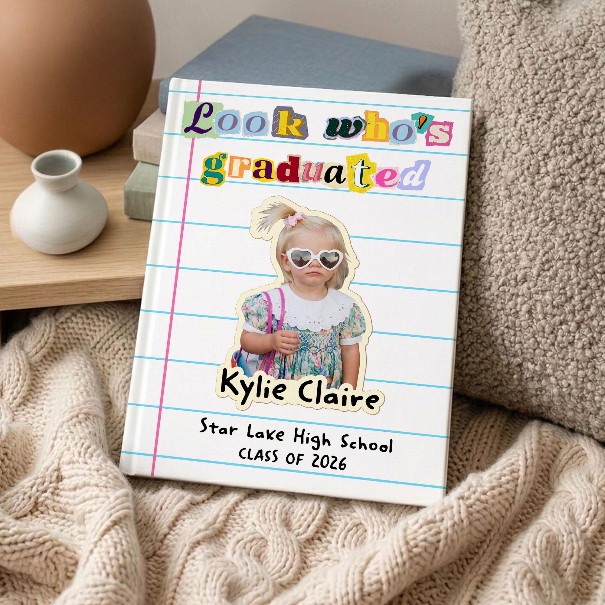 Personalized Graduation Journal, Custom Photo Grad Gift, Class of 2026 ...