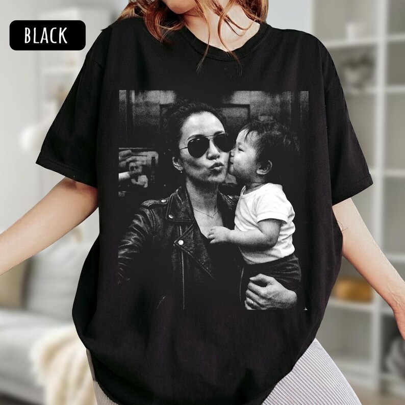 Custom Photo Shirt, Comfort Colors Mama Tee, Personalized Mother's Day Gift image 7
