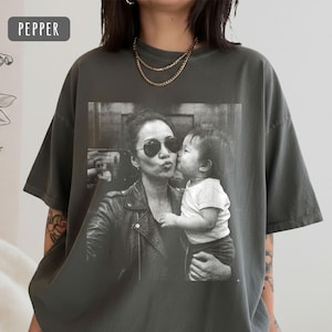Custom Photo Shirt, Comfort Colors Mama Tee, Personalized Mother's Day Gift image 6
