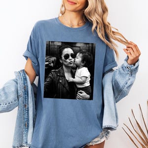 Custom Photo Shirt, Comfort Colors Mama Tee, Personalized Mother's Day Gift image 5