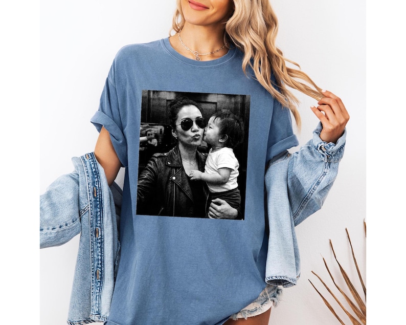 Custom Photo Shirt, Comfort Colors Mama Tee, Personalized Mother's Day Gift image 5