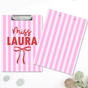 Custom Name Teacher Clipboard, Personalized Acrylic Paper, Appreciation Gift image 5