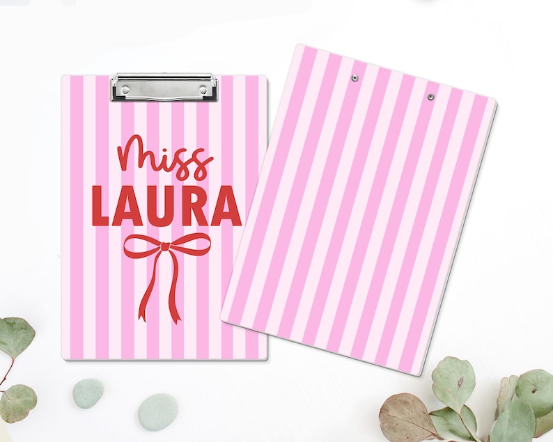 Custom Name Teacher Clipboard, Personalized Acrylic Paper, Appreciation Gift image 5