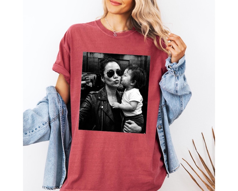 Custom Photo Shirt, Comfort Colors Mama Tee, Personalized Mother's Day Gift image 4