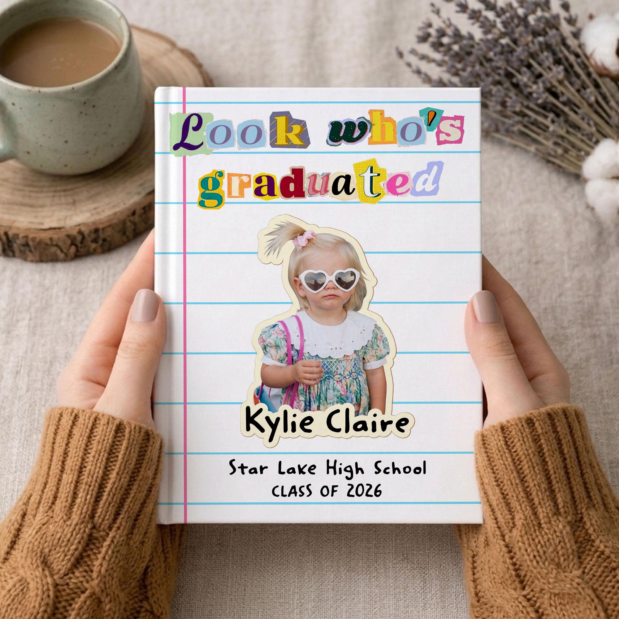 Personalized Graduation Journal, Custom Photo Grad Gift, Class of 2026 ...