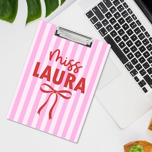 Custom Name Teacher Clipboard, Personalized Acrylic Paper, Appreciation Gift image 10