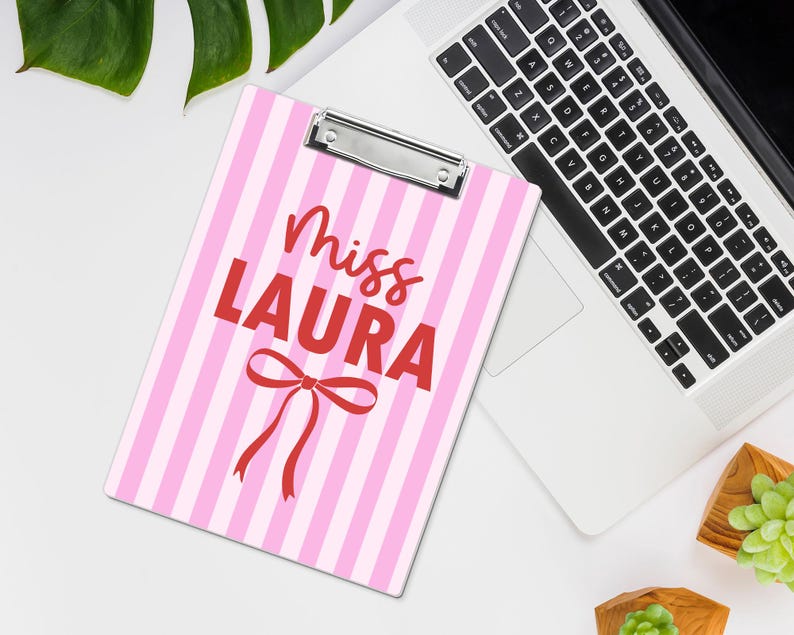 Custom Name Teacher Clipboard, Personalized Acrylic Paper, Appreciation Gift image 10