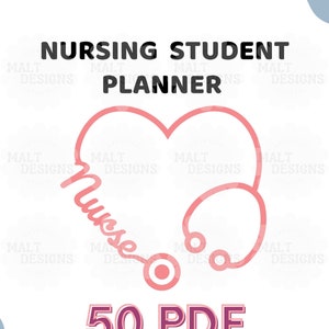 Nursing School Bundle - PDF & PNG