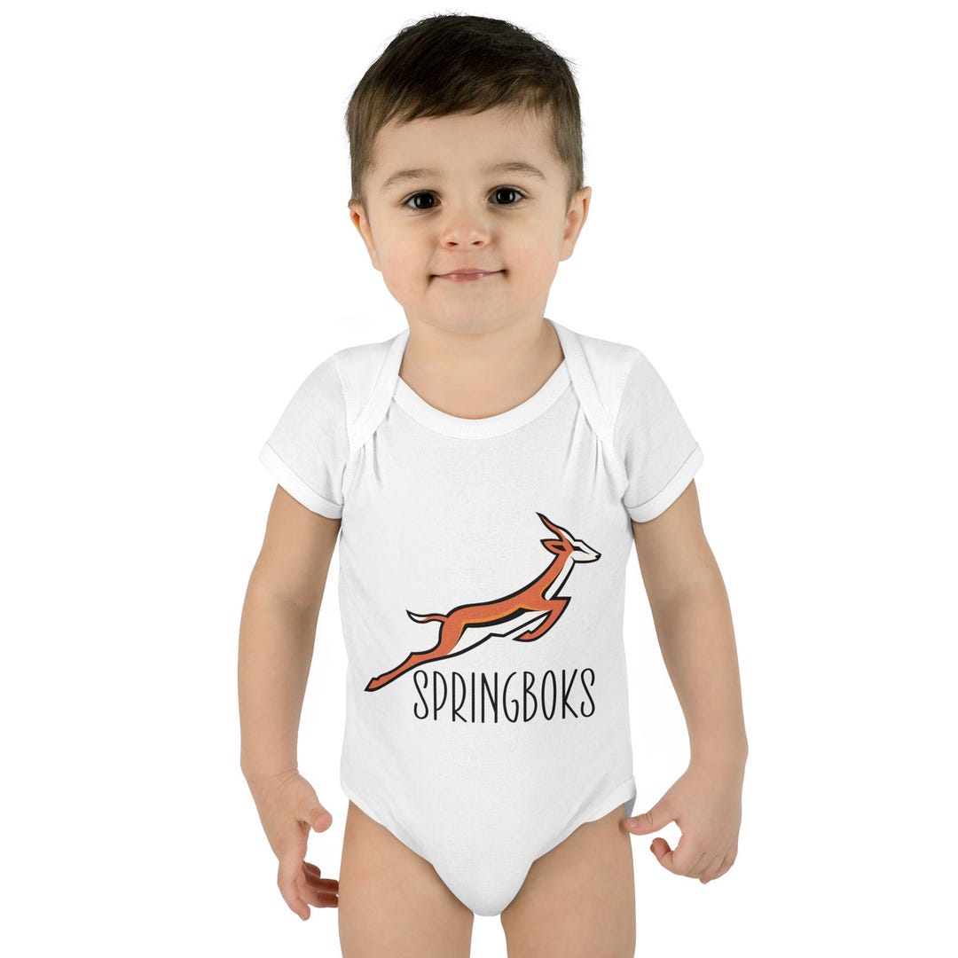 Springbok, South Africa Rugby, Baby, Rugby Onesie, Springbok Onesie ...