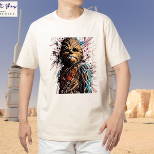 Chewbacca shirt, Chewbacca tee, Star Wars t-shirt, Clothing, Shirt, Tee, T-shirt, Gift, Dad gifts, space shirt, Unisex, Star Wars tee