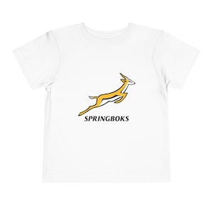 Toddler Short Sleeve Tee, Springbok Rugby Tshirt, Rugby Tee, tshirt, sports tee, African sport, team sports, gender neutral kid clothing