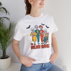 Halloween tshirt, Golden Ghouls tshirt, halloween gift, girl gift, gifts, halloween shirt, golden girls shirt, funny shirt tv show shirt