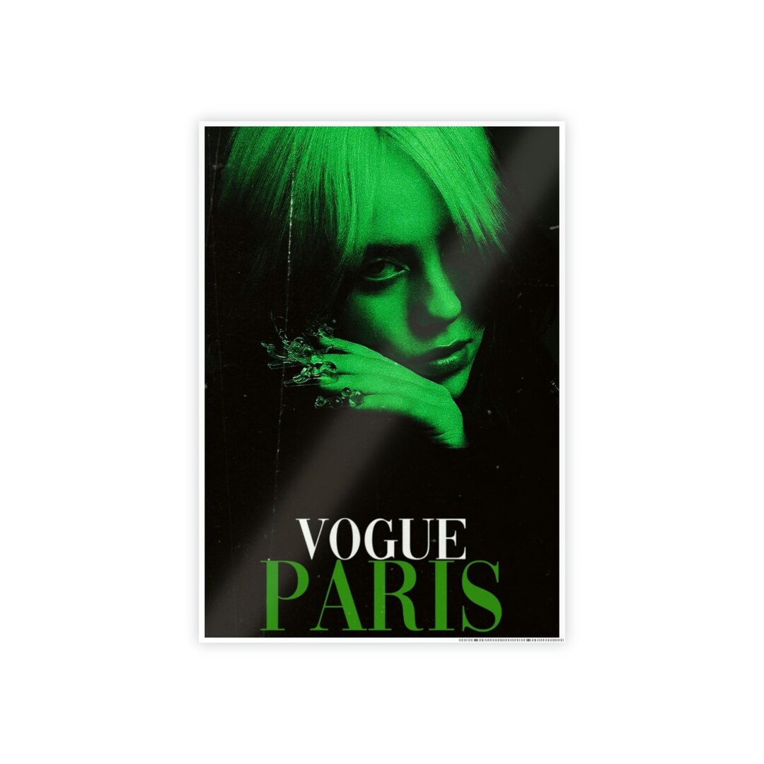 Billie Eilish Vogue Poster Etsy