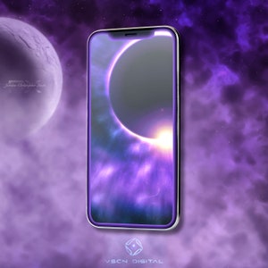Royal Galaxy Wallpaper Phone Background Digital Download Deep Space Universe