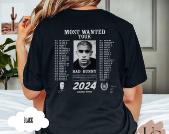 Nadie Sabe Lo Que Va Pasar Manana Tour | Bad Bunny Tee | Bad Bunny Merch| El Conejo Malo | Hoodie | Gift For Bad Bunny Fan | Benito 2023 |