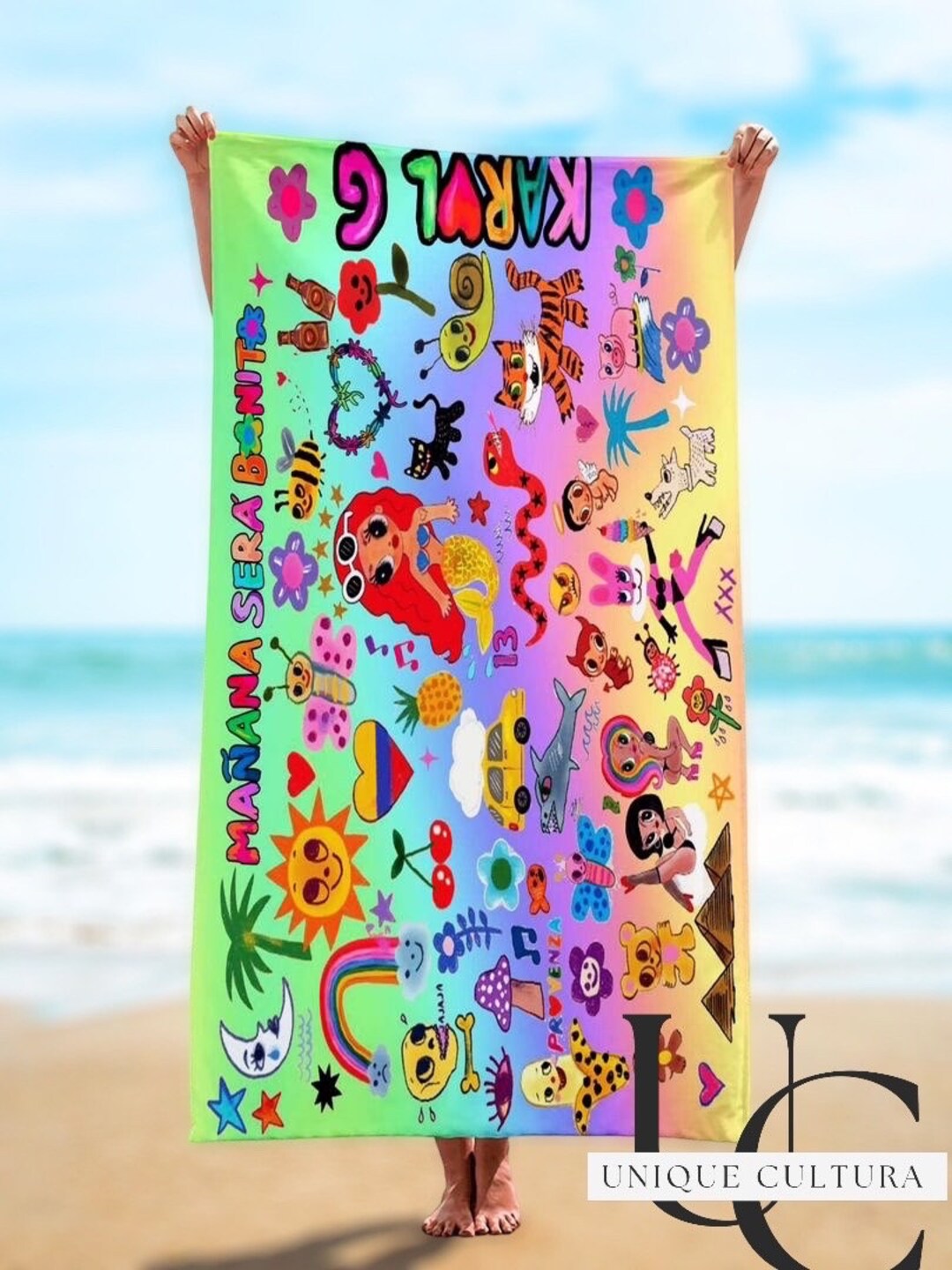 Toalla de playa online  Tienda online toallas de playa - Montse