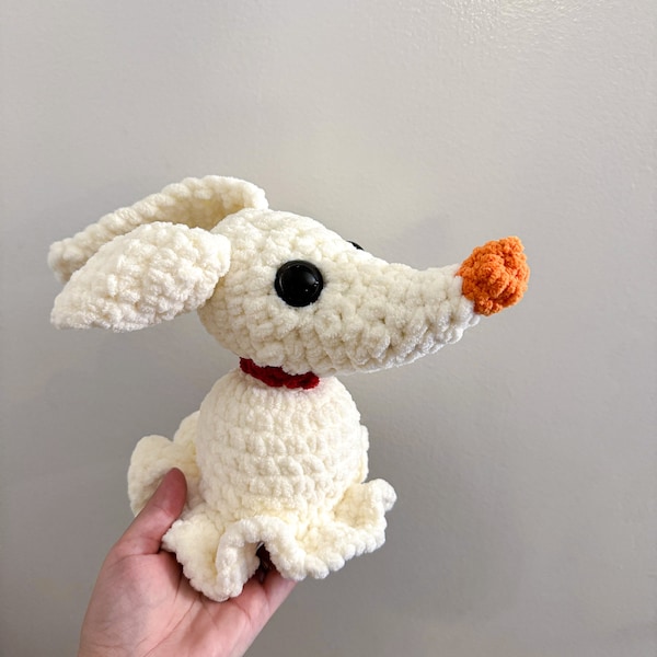 Ghost dog plushie