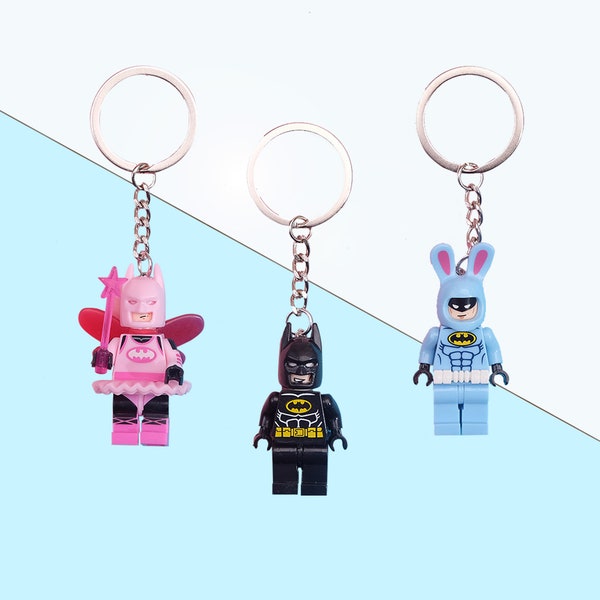 3D Mini Fairy Figure Character Keychain, Superhero Figurine Keychain, Personalized Backpack Accessory, Gifts For Him, Keychain Accessories