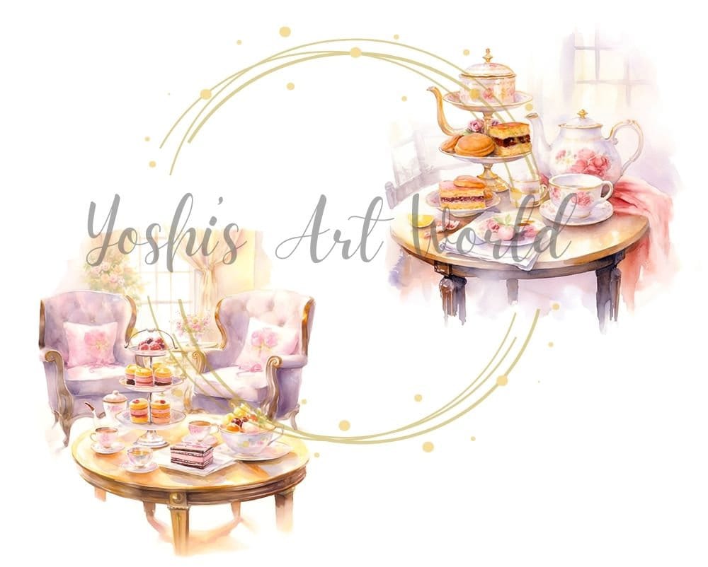 Victorian Cozy Afternoon Tea Vintage Afternoon Tea Card Etsy