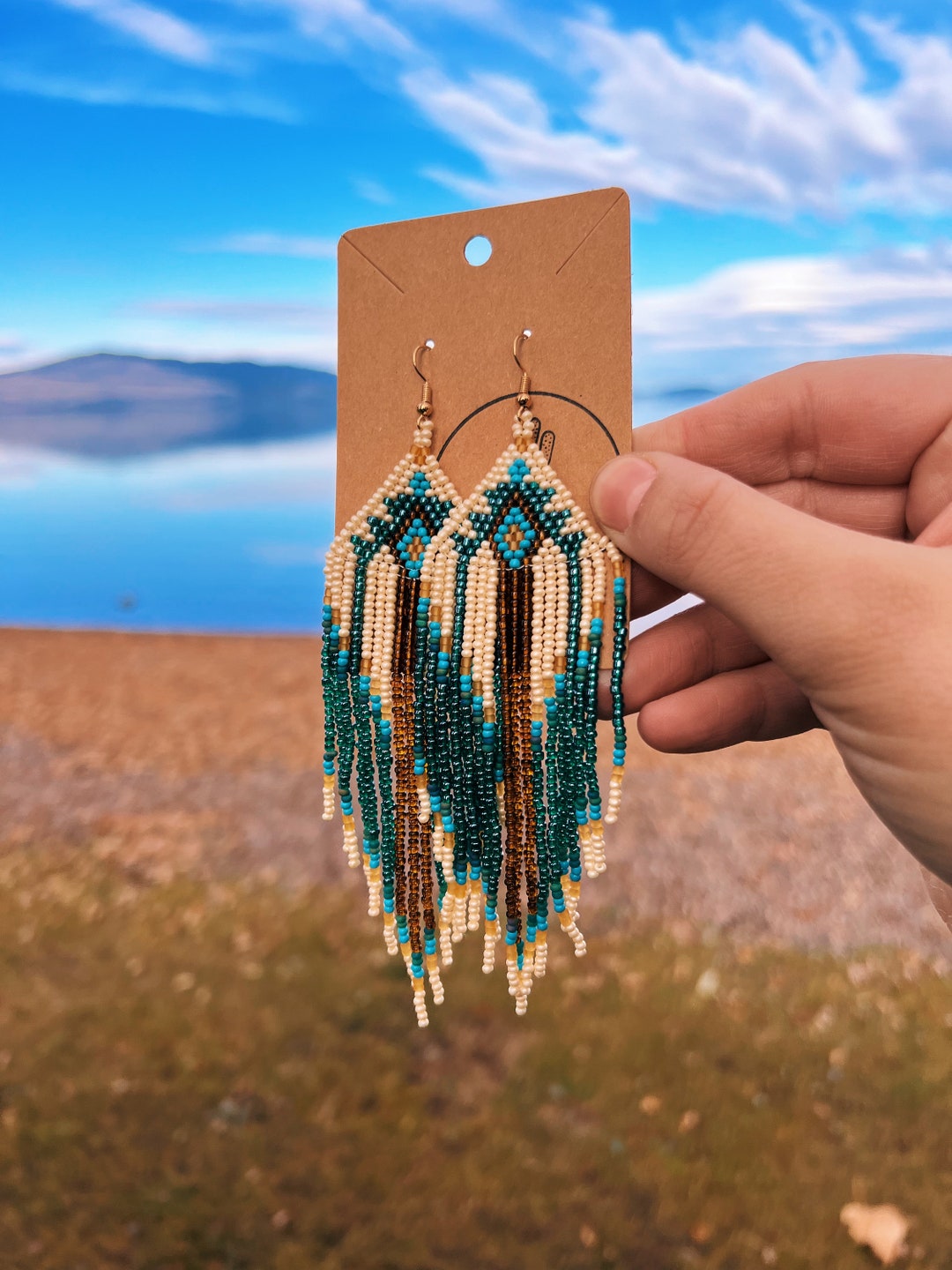 Multicolor - Handmade Beaded Earrings 05 main image 1