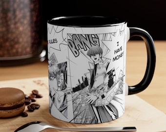 Seto Kaiba Manga Style Coffee Cup