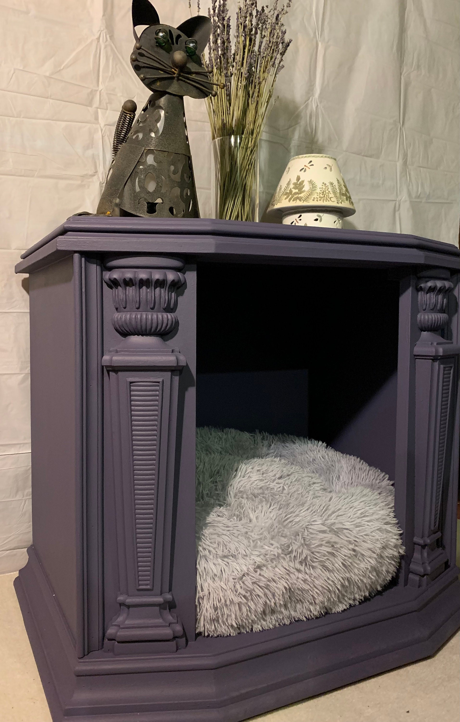 End Table Pet Bed Etsy