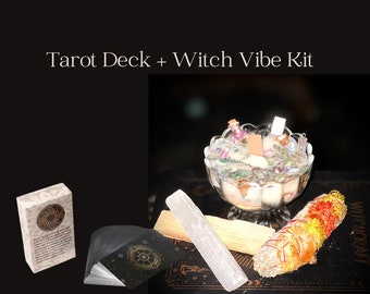 Tarot Witch Starter Kit and Candle