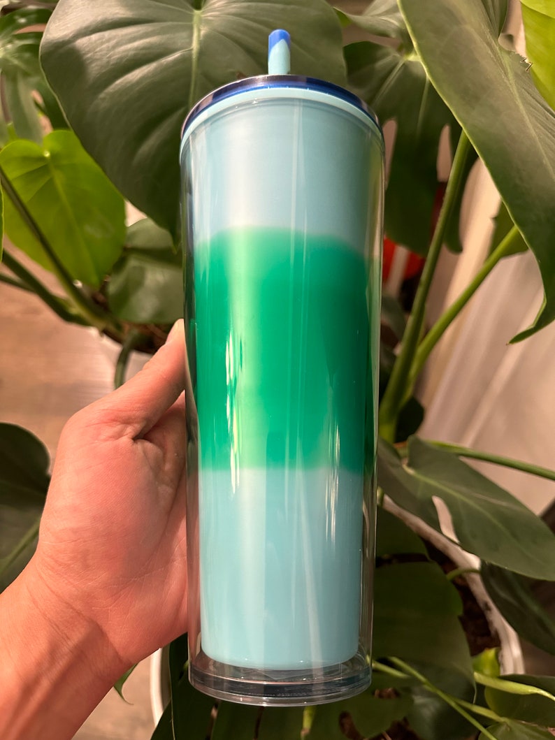 Brand New Authentic Starbucks COLOR CHANGING Tumbler 24 Oz Etsy