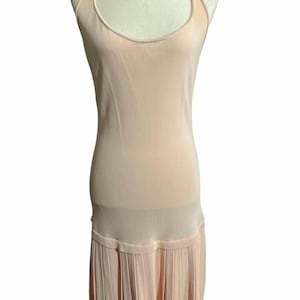 Alaïa S/S 1996 Pale Pink Knit Bodycon Mini Dress