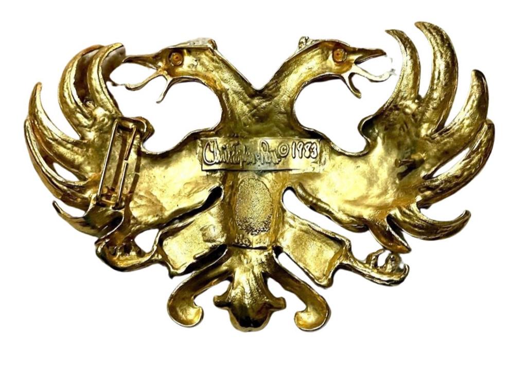 Christopher Ross Massive Gold Double Eagle Vintage Belt  display picture 1