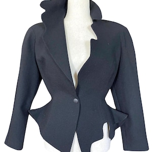 [Mugler] ミュグレー ジャケット Jacket 送料関税込み Mugler H&M ミュグレー オーバーサイズウールブレザーS