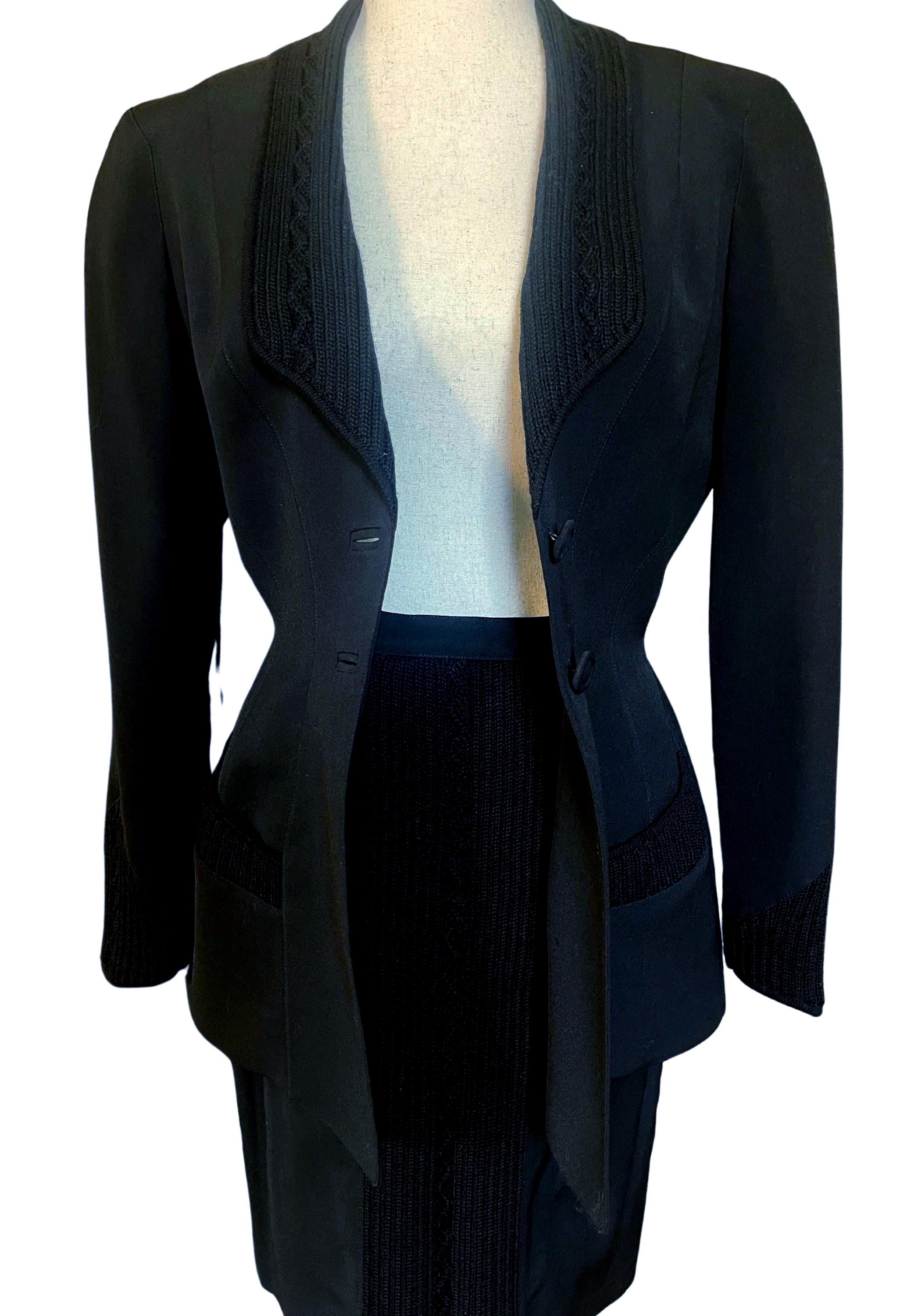 ティエリー・ミュグレー 1998年秋冬 ウールスーツアンサンブル