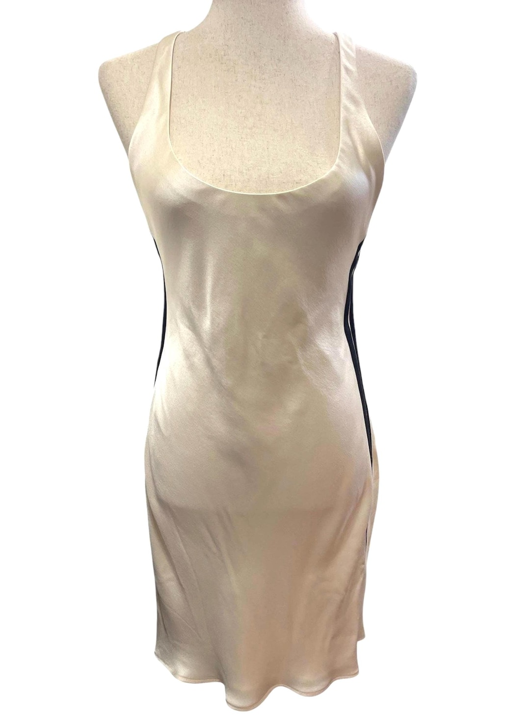 Ralph Lauren Purple Label £2250 Liquid Gold Shirt Dress XXS main image 1