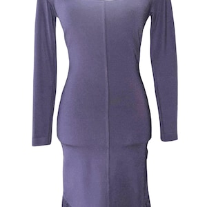 Alaïa Archival S/S 1990 Bodycon Dress with Pleated Ruffle Hem