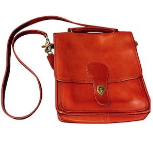 Vintage Coach Full Grain  Leather Bag