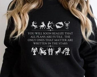 Zodiac Academy | Crewneck Sweatshirt | Written in the Stars | Caroline Peckham  Susanne Valenti