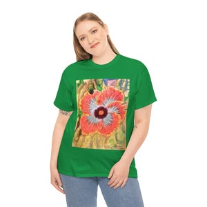 HIBSCUS UNISEX Tee | Hibiscus Flower Shirt | Flower Lover Shirt | Nature Lover Shirt For All | Watercolor Hibiscus Shirt | Tropical Baby Tee