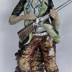 Vintage Capodimonte Porcelain Figurine Italy Capo Di Monte Figure Statue