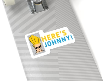 JONNY BRAVO Sticker - 90s Cartoon Vinyl Sticker