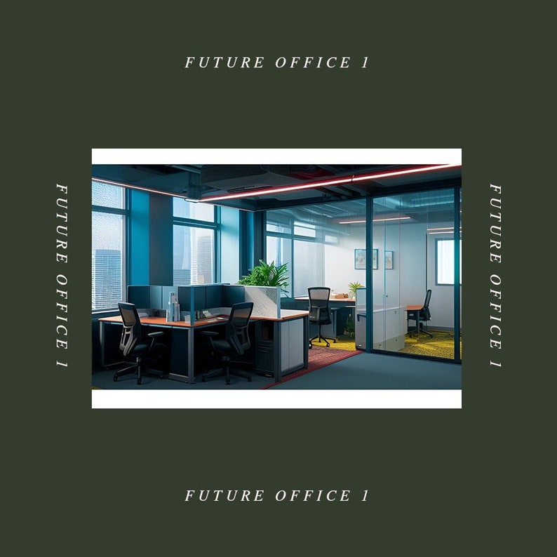 5 Executive Office Background's for Zoom Virtual Meeting Backdrops