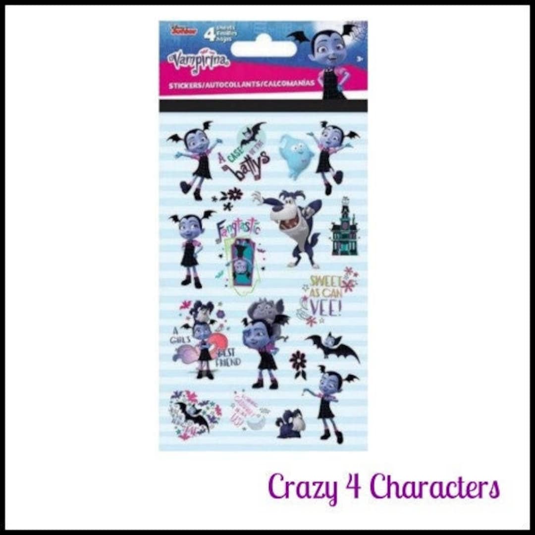 Disney Vampirina Stickers Craft Scrapbooking Party - Etsy