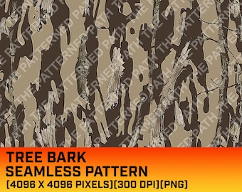 樹皮迷彩柄、デジタルペーパー、狩猟用迷彩、狩猟生活、商用利用可、PNG、即時ダウンロード、ミリタリー柄