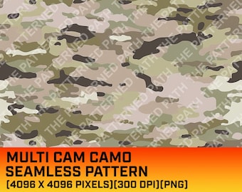 Multi Cam Camouflage Digital Seamless Pattern, Camo Pattern, Digital Wallpaper, Camo Texture, Instant Download, Commercial Use