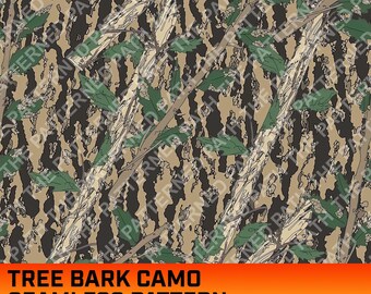 Tree Bark Bottomland Camouflage Pattern, Digital Paper, Hunting Camo, Hunting Life, Commercial Use, PNG, Instant Download, Military Pattern