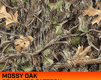 Mossy Oak Tree Camouflage Digital Pattern, Seamless Pattern, Hunting Pattern, Hunting Life, Commercial Use, Instant Download, Oak Texture
