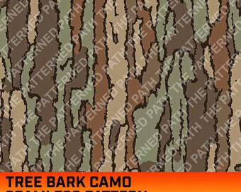Tree Bark Camouflage Pattern, Digital Paper, Hunting Camo, Hunting Life, Commercial Use, PNG, Instant Download, Military Pattern